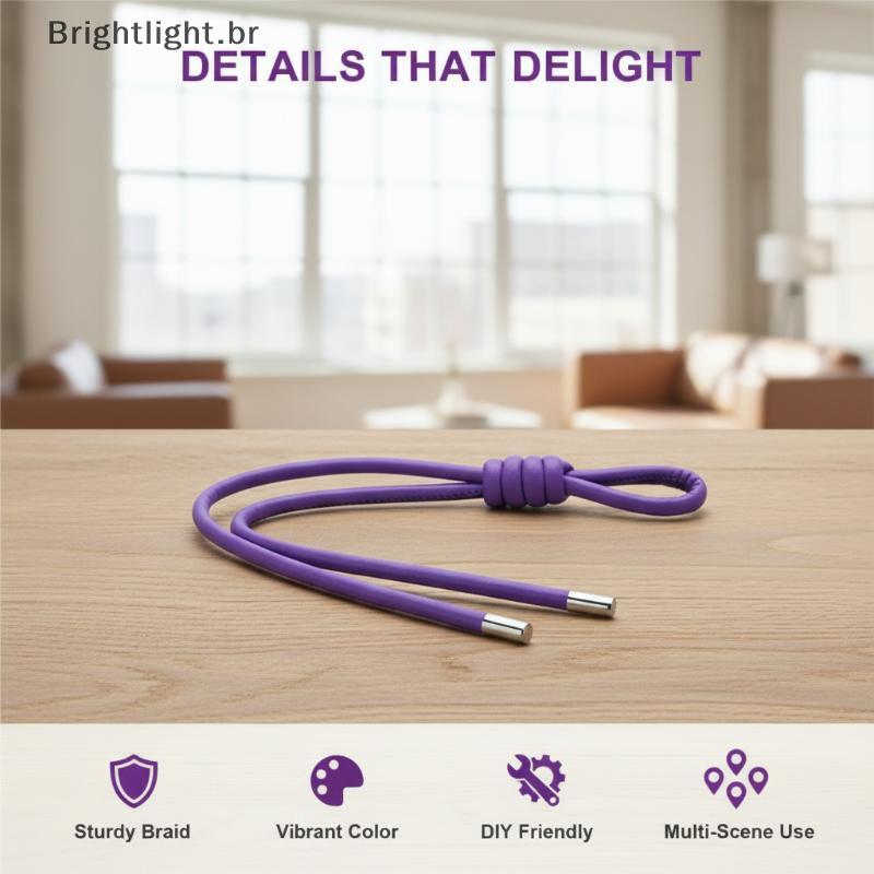 [brightlight.br] 1 Peça Chaveiro De Corda De Couro PU Tecido Premium Criativo Versátil Bolsa Charme Faça Você Mesmo Aces