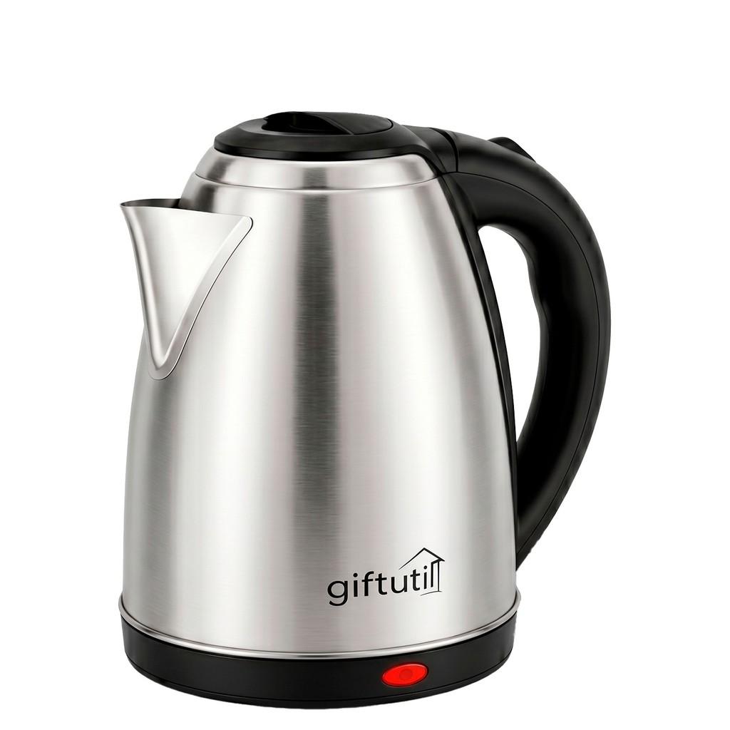 Chaleira Elétrica 2 Litros Inox Bule Automático 1500 Watts Cor Prata Moderno Com Tampa