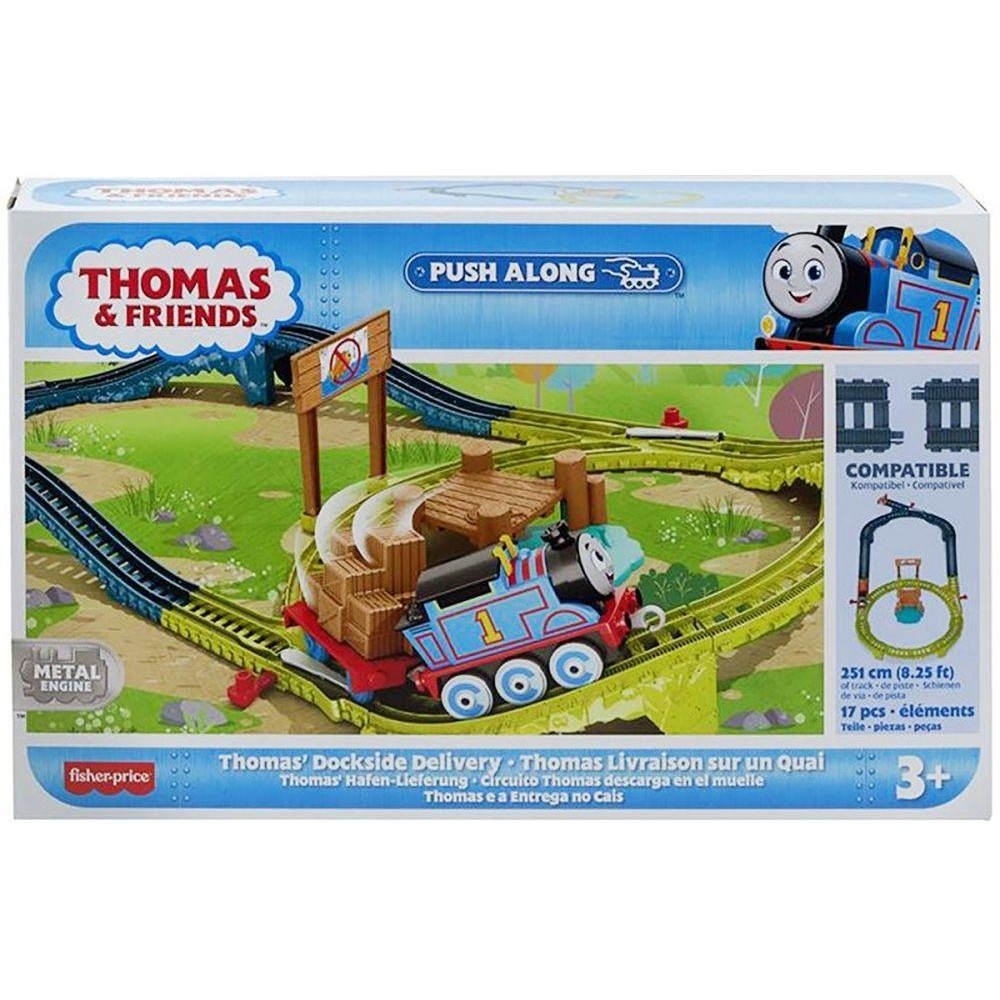 Pista Thomas e a Entrega no Cais - Thomas e Seus Amigos Push Along - Fisher Price - Mattel