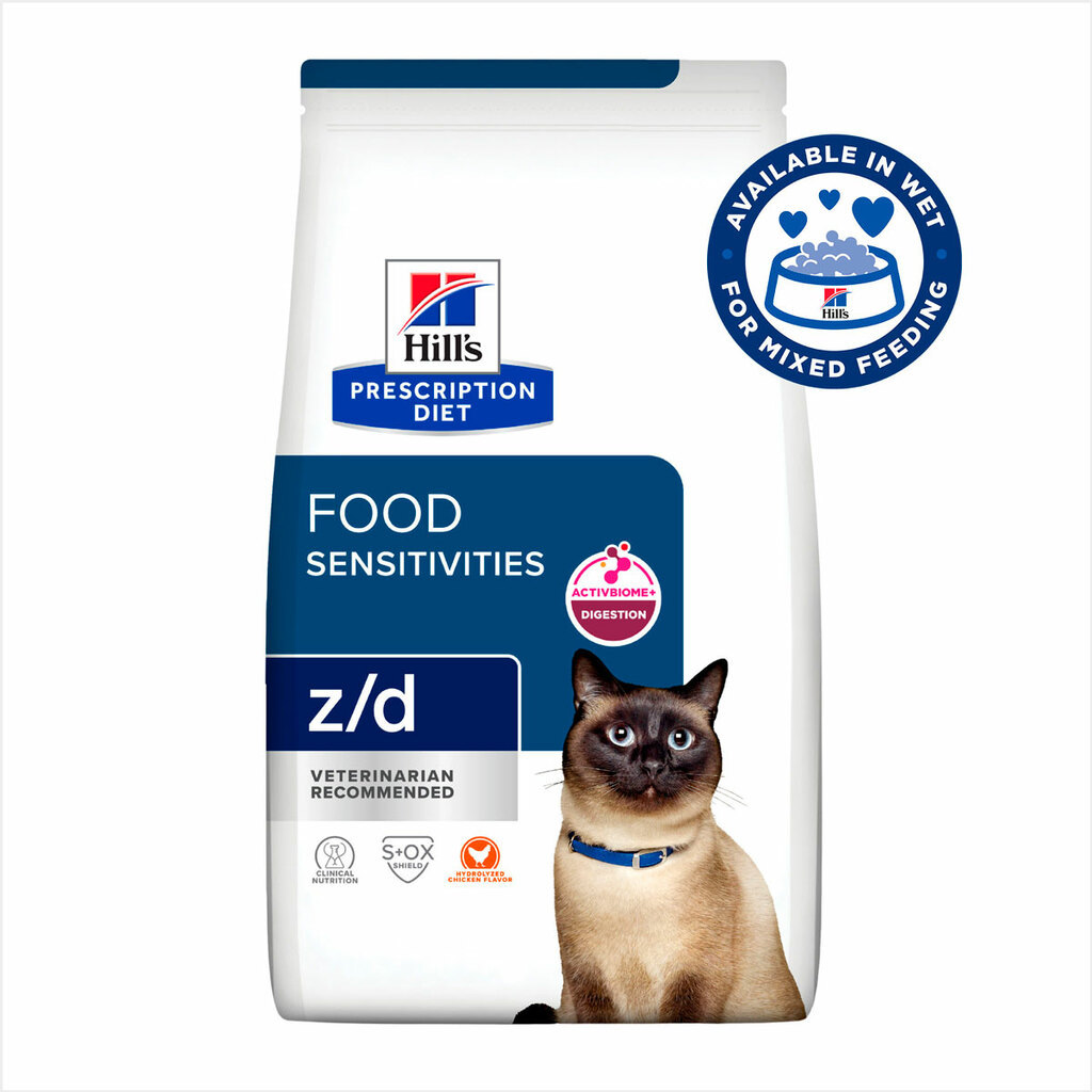 Ração Hills Z/d Food Sensitivities Gatos Alergicos 1.8kg