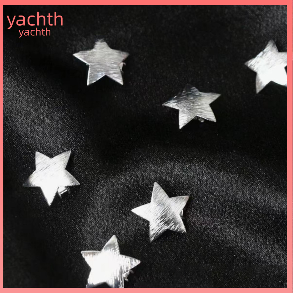 Star Hair Accessories Star-shaped Hairpins 1 Pair Metal Five-pointed Fade-resistant Side Bang Clips Stylish for Women an