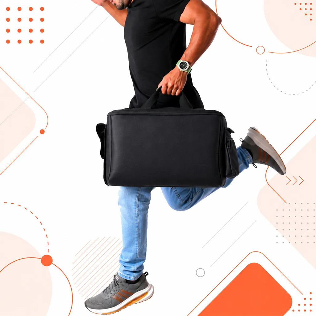 Case Bag Compatível Jbl BandBox Trio Caixa Som Bluetooth Proteção Total Portátil Premium Resistente