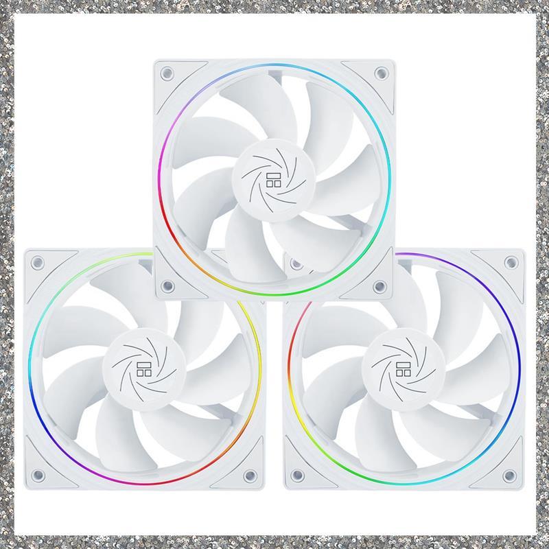 Ventilador De CPU TL-S12RW X3 Reverso De 120 Mm Refrigerador Vem Com Iluminação ARGB , Resfriamento Velocidade De 1500 R