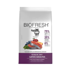 Ração Biofresh para Gatos Adultos sabor Salmão 400g