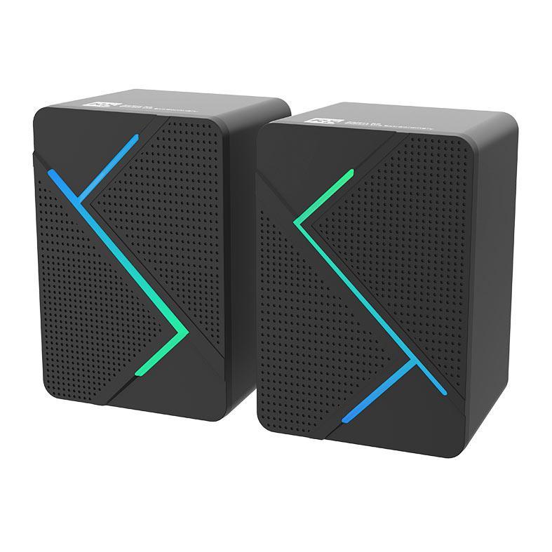 Caixa de Som R8, SP-13, 2x3W RMS, USB, Preto, R8-SP13-BK
