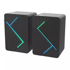 Caixa de Som R8, SP-13, 2x3W RMS, USB, Preto, R8-SP13-BK