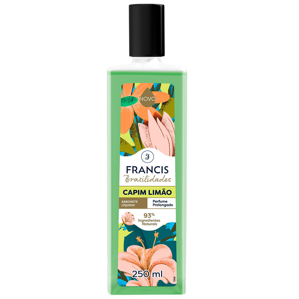 Sabonete Líquido Francis Brasilidades Capim Limão 250ml
