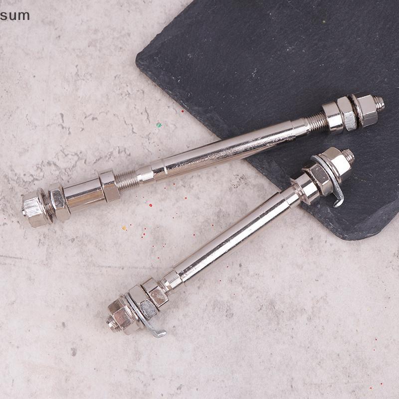 [sum] Eixo De Rolamento De Bicicleta Dianteiro Traseiro Do Cubo Da Roda Sólido Alavanca Mudança 180MM 140MM BR