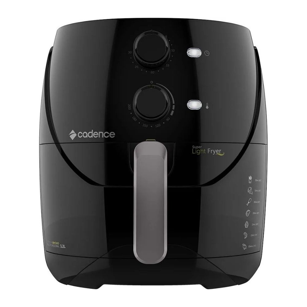 Fritadeira Cadence Super Light Fryer 3,8 L 1500w FRT555 220v Preto
