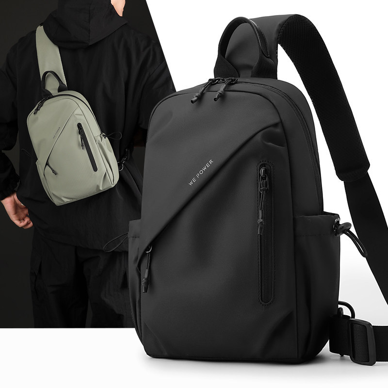 Street Wear saco de peito masculino novo estilo saco do mensageiro lazer esportes ao ar livre Commuter leve à prova dwat