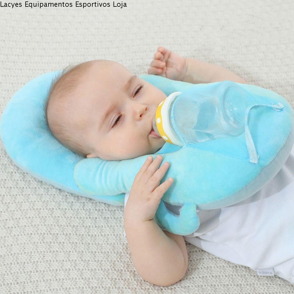 LACYES Suporte Para Mamadeira Com Alimentação Automática , Alças Laterais Ajustáveis , Adereço Bebê , Antiderrapante