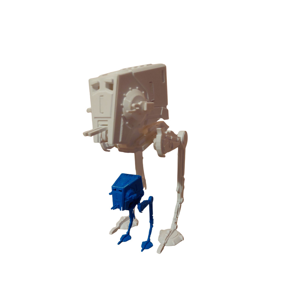 Quebra-Cabeça 3D AT-ST Walker em Cartão – Montagem Criativa e Decorativa