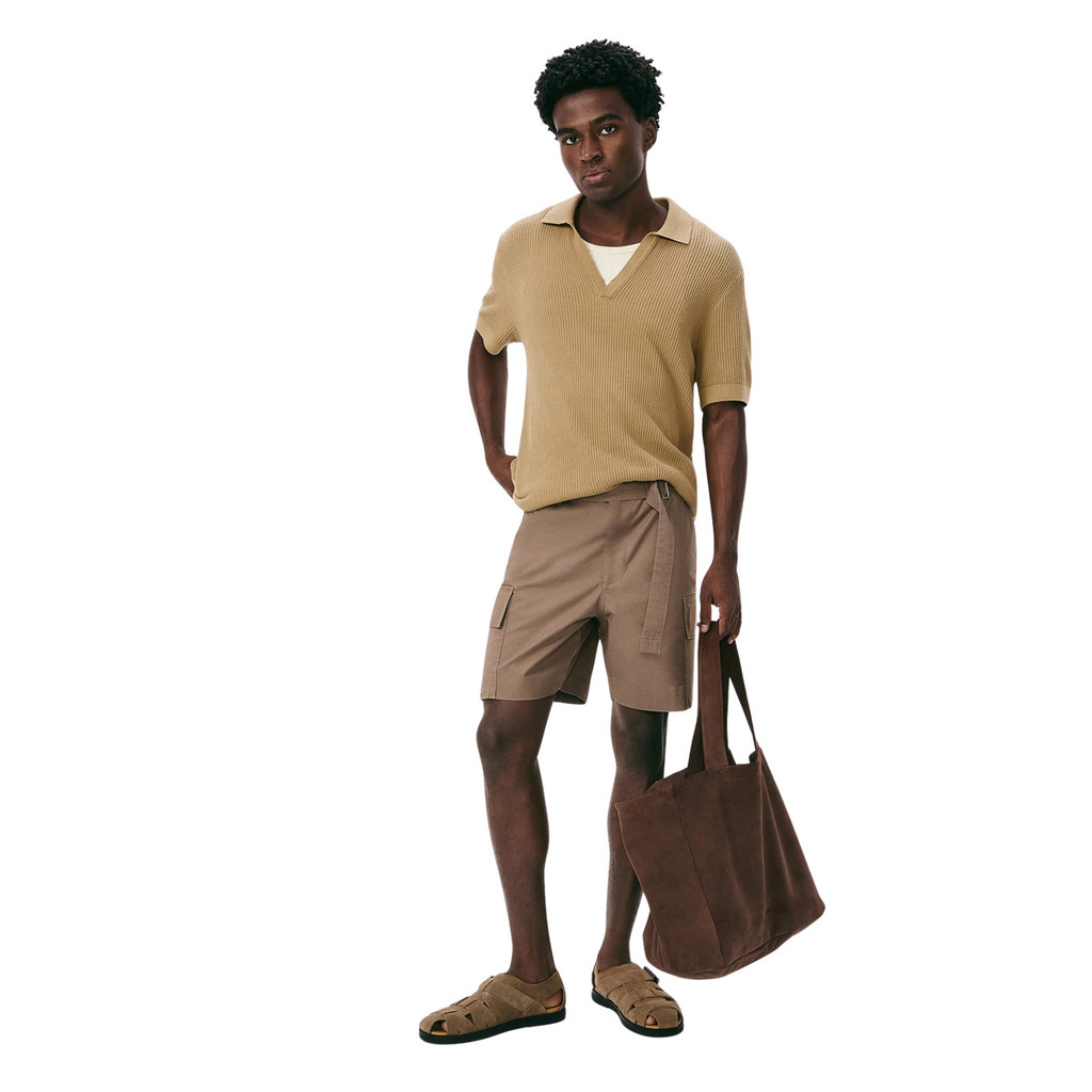 Bermuda Masculina Hering Cargo Marrom