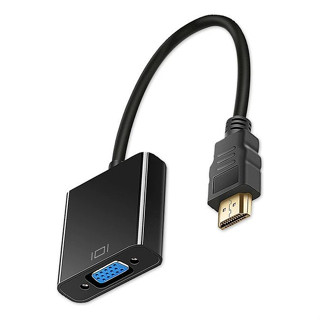 Adaptador De Vídeo E Audio Hdmi Macho P/ Vga Femea Conversor em Oferta na Shopee