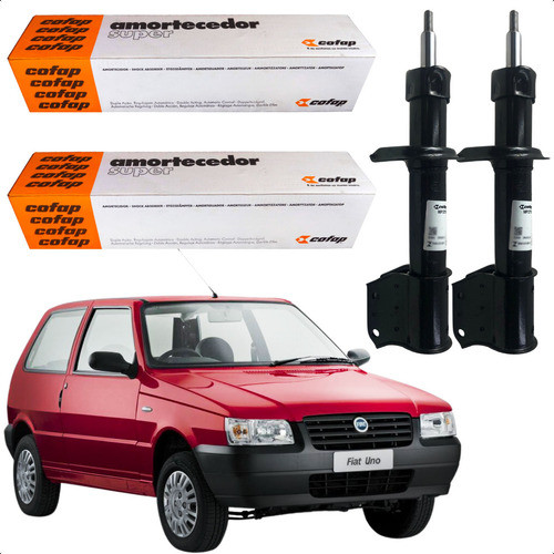 Amortecedor Dianteiro Fiat UNO 1989 Até 2013 Mp27559 Par em Oferta na Shopee