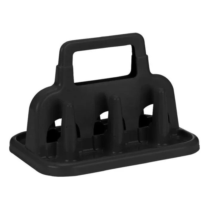 Porta Copos 6 Pinos C/ Pegador Plástico - Plasnorthon