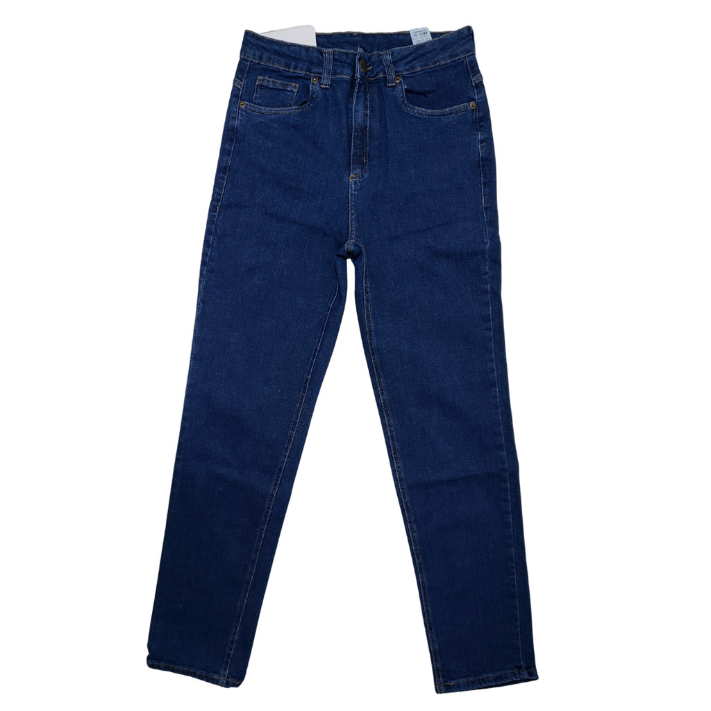 Calça Jeans Feminina Us Top Reta com elastano Cintura Alta