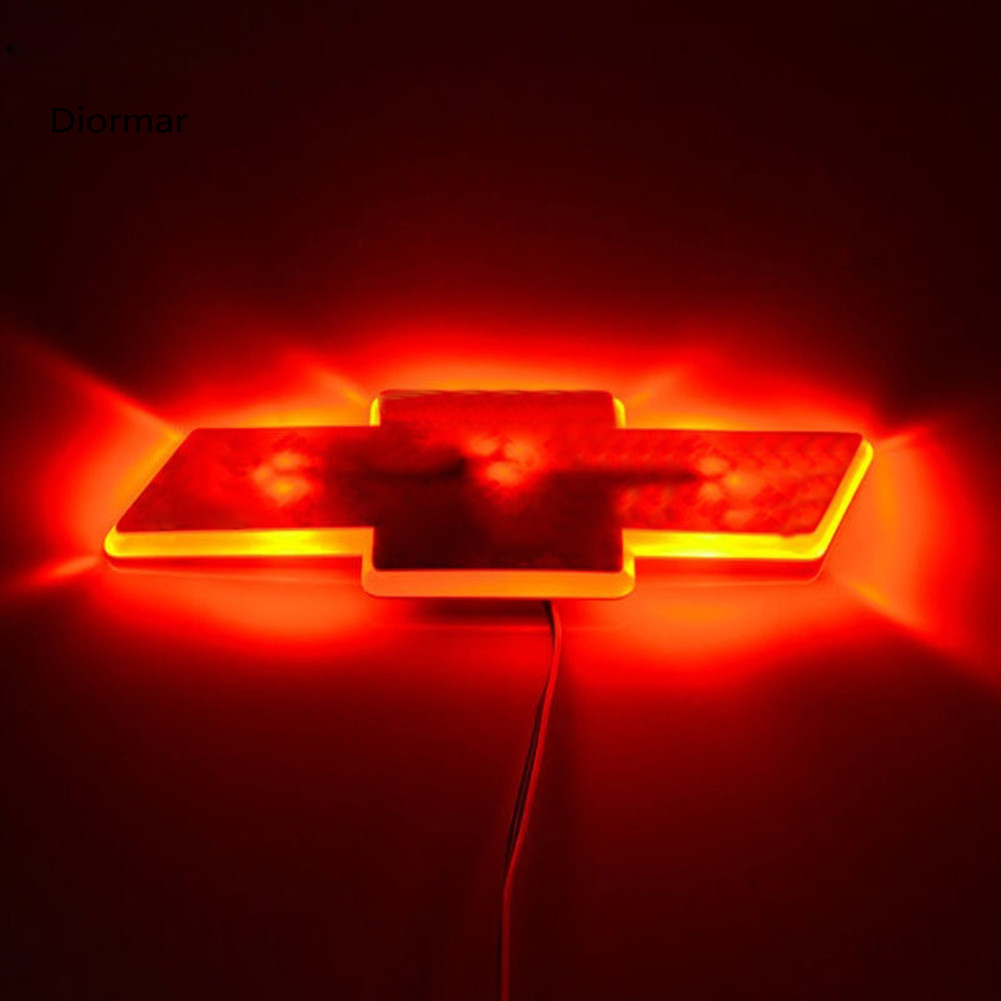 < showpoweram > 3D LED Estilo De Carro Emblema Traseiro Logotipo Decalque Lâmpada De Luz Para Chevrolet Cruze