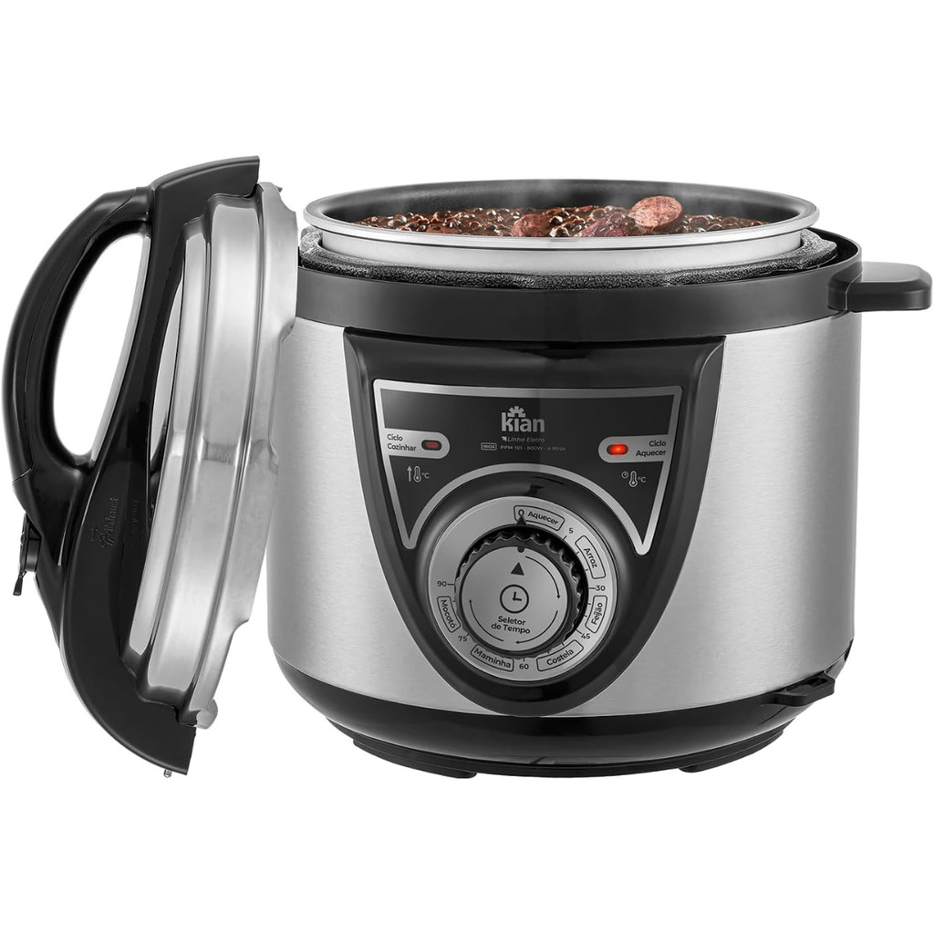 Panela De Pressão Elétrica Kian Inox 4 Litros 220V PPM-101