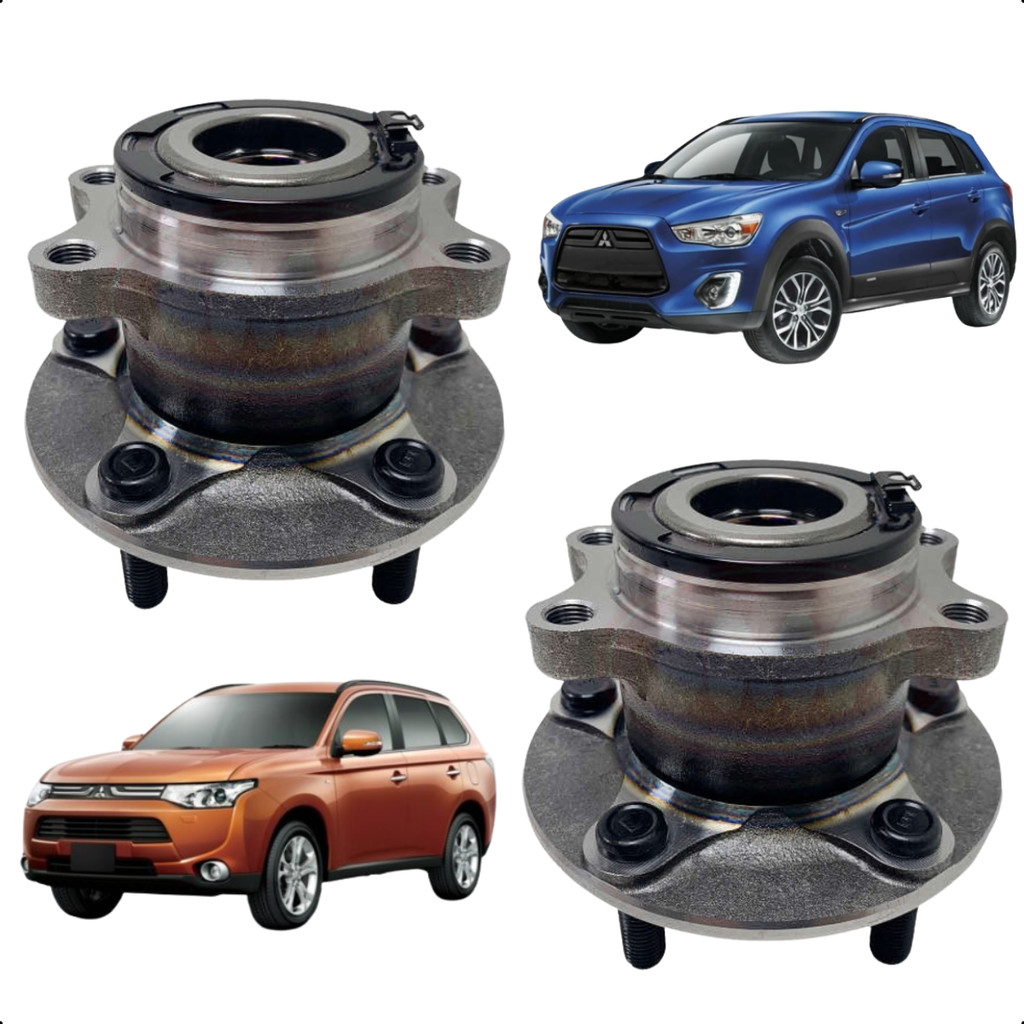 Par Cubo De Roda Traseiro C/ABS e Rolamento ASX Outlander