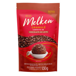 Chocolate Granulado Granule Ao Leite Melken Harald 130g em Oferta na Shopee