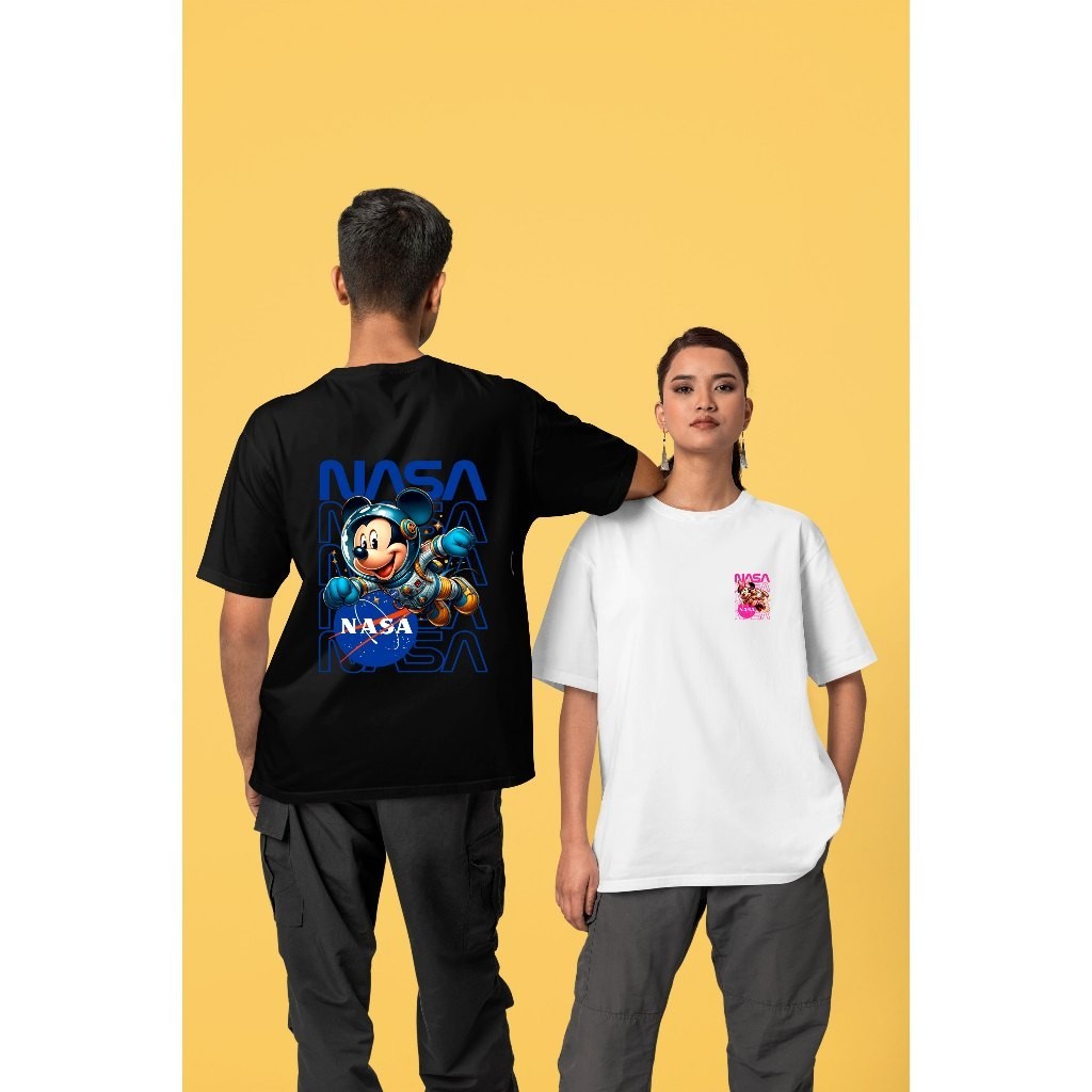 Camiseta Casal NASA 100% Algodão Envio Imediato!!
