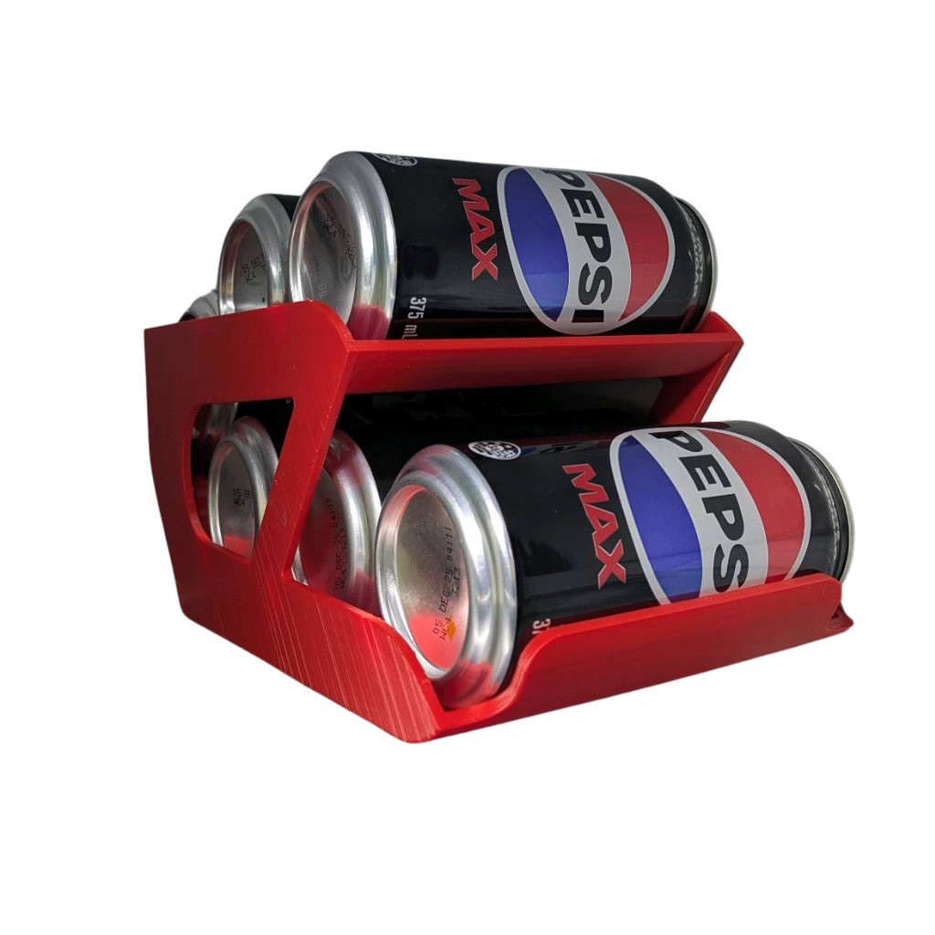 Organizador de Latas Multiuso – Para Geladeira e Armário – Cabe 6 Latas