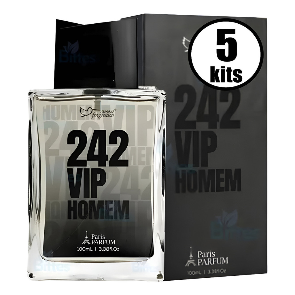 5 Colônia 242 Vip Homem Suave Fragrance Fragrância 