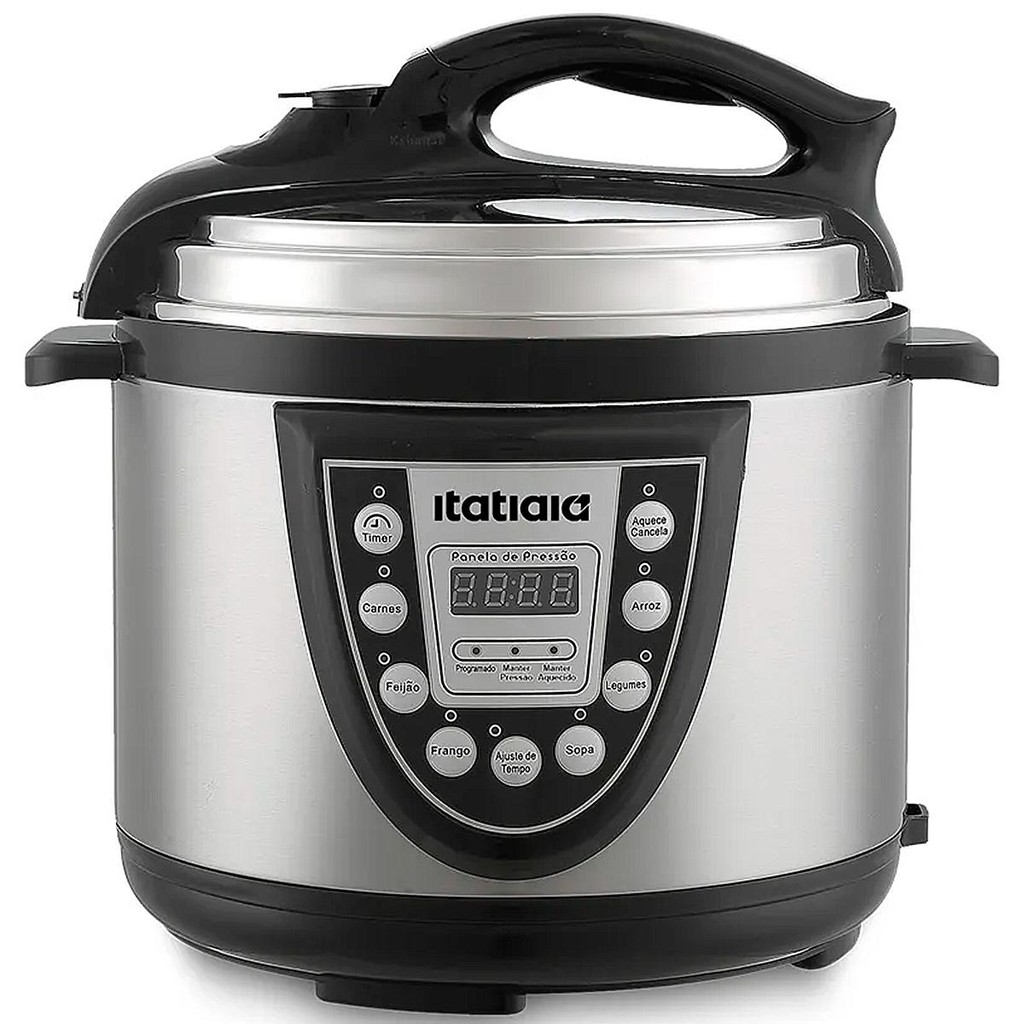 Panela de Pressão Elétrica Itatiaia Midi 5L 900W 127V Inox em Oferta na Shopee