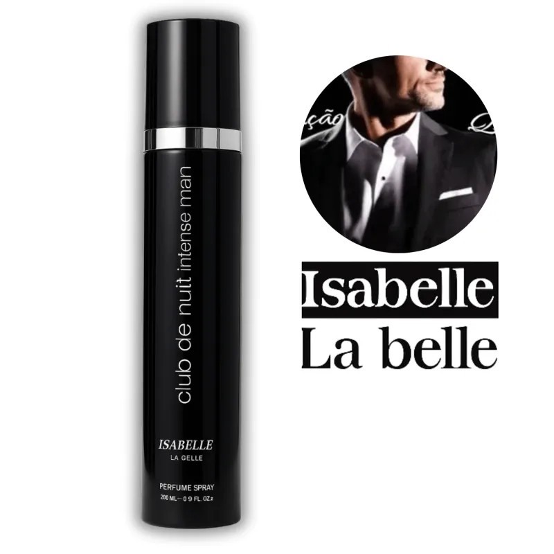 Body Splash Árabe Masculino Club De Nuit Intense Man Isabelle La Belle 300ml