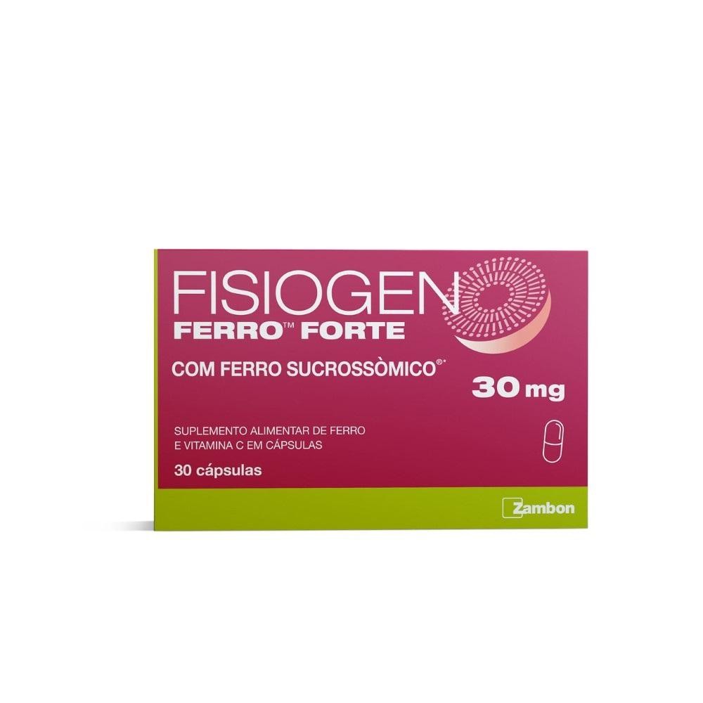 Suplemento Alimentar Fisiogen Ferro Forte 30mg 30 Cápsulas em Oferta na Shopee