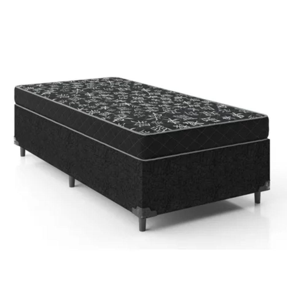 Cama Box Solteiro Conjugada 5cm Ortopédica 88x188 em Oferta na Shopee