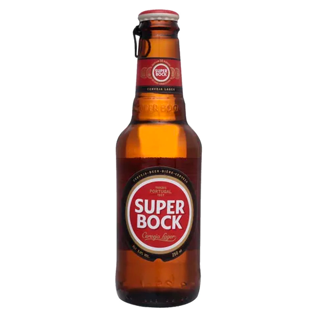 CERVEJA SUPER BOCK LAGER 250ML em Oferta na Shopee