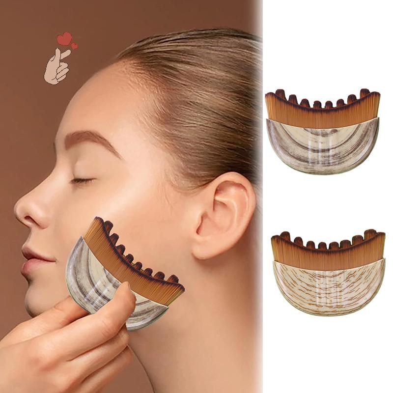 [PEBR] Escova Facial Portátil Para Contorno Linfático , Queixo Multifuncional , Reduz O Inchaço , Drenagem Linfática , E