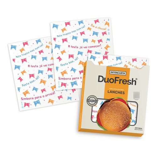 Imagem Papel Acoplado 33x37cm 500 Un Estampa Para Festa Junina