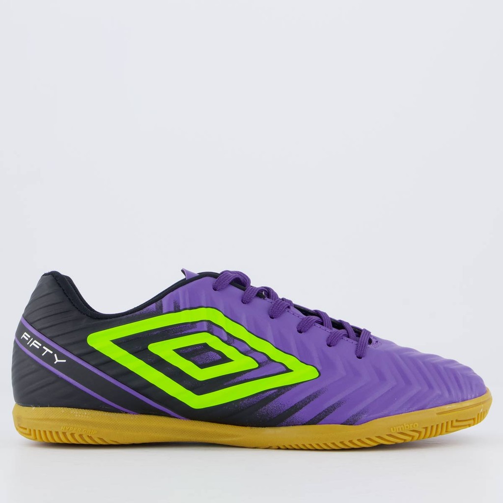 Chuteira Umbro Fifty V Futsal Roxa e Preta em Oferta na Shopee