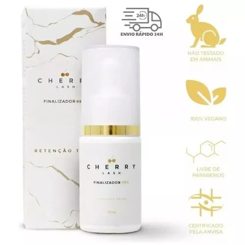 Finalizador Pro Cherry Lash Para Extensão De Cílios Alongamento De Cilios Extensao Fio a Fio Russo em Oferta na Shopee