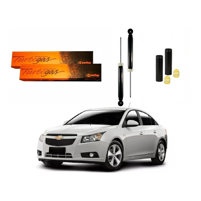 Kit Amortecedor Traseiro, Cruze Sedan 1.8 2011 A 2016 em Oferta na Shopee