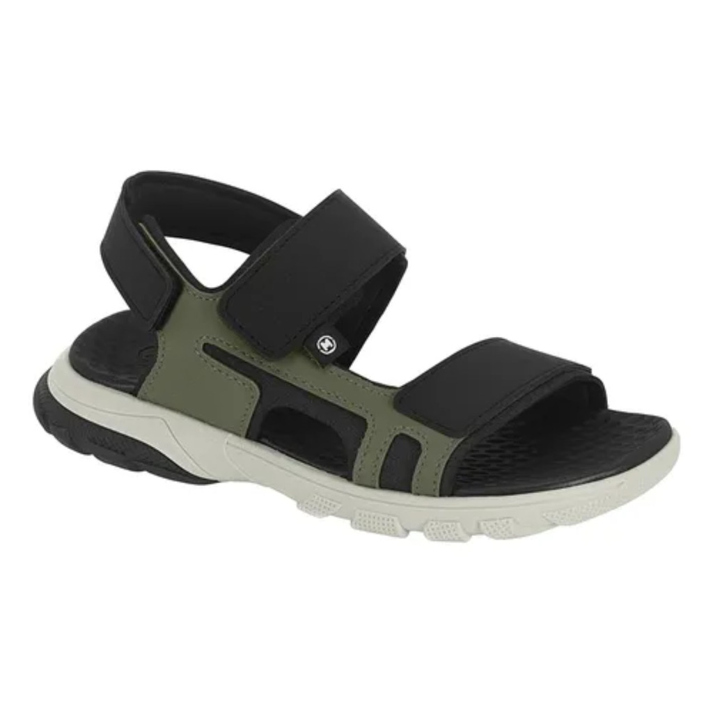 Sandália Molekinho Infantil Menino Ajustável Palmilha Conf