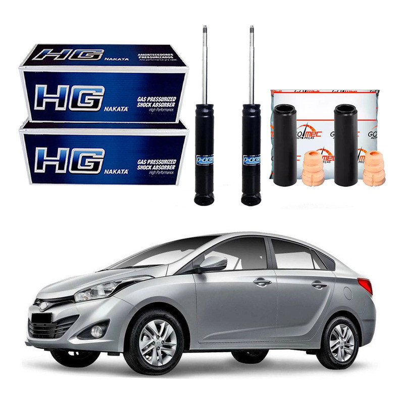 Kit Amortecedor Batente Traseiro Hb20s 1.0 1.6 2012 A 2015 em Oferta na Shopee