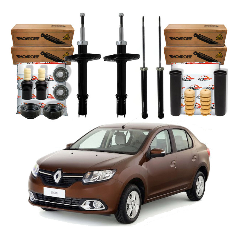 Amortecedor Dianteiro Traseiro Logan 1.0 1.6 2014 A 2020 em Oferta na Shopee