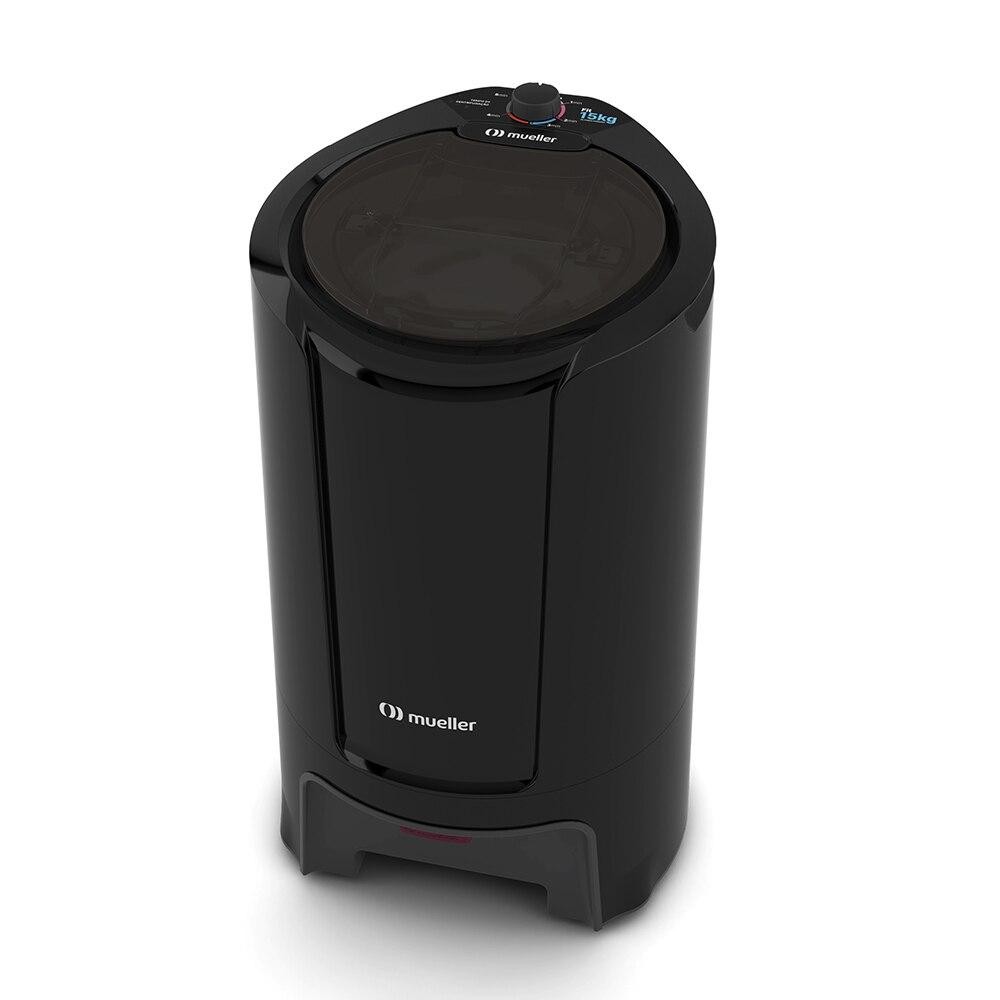 Centrífuga de Roupa Mueller Fit 15kg com Dupla Tampa e Segurança Preta 220v em Oferta na Shopee