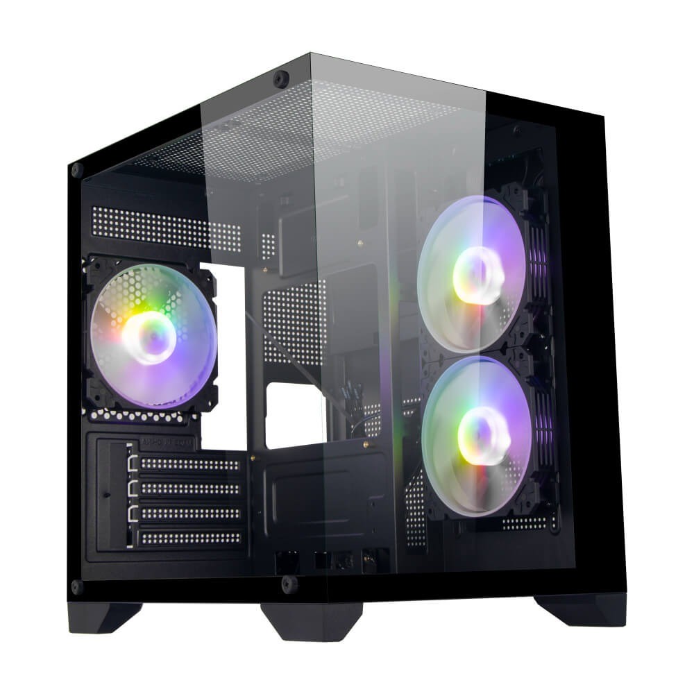 Gabinete Gamer Preto Soul Pro BG-052 - 3X FAN ARGB