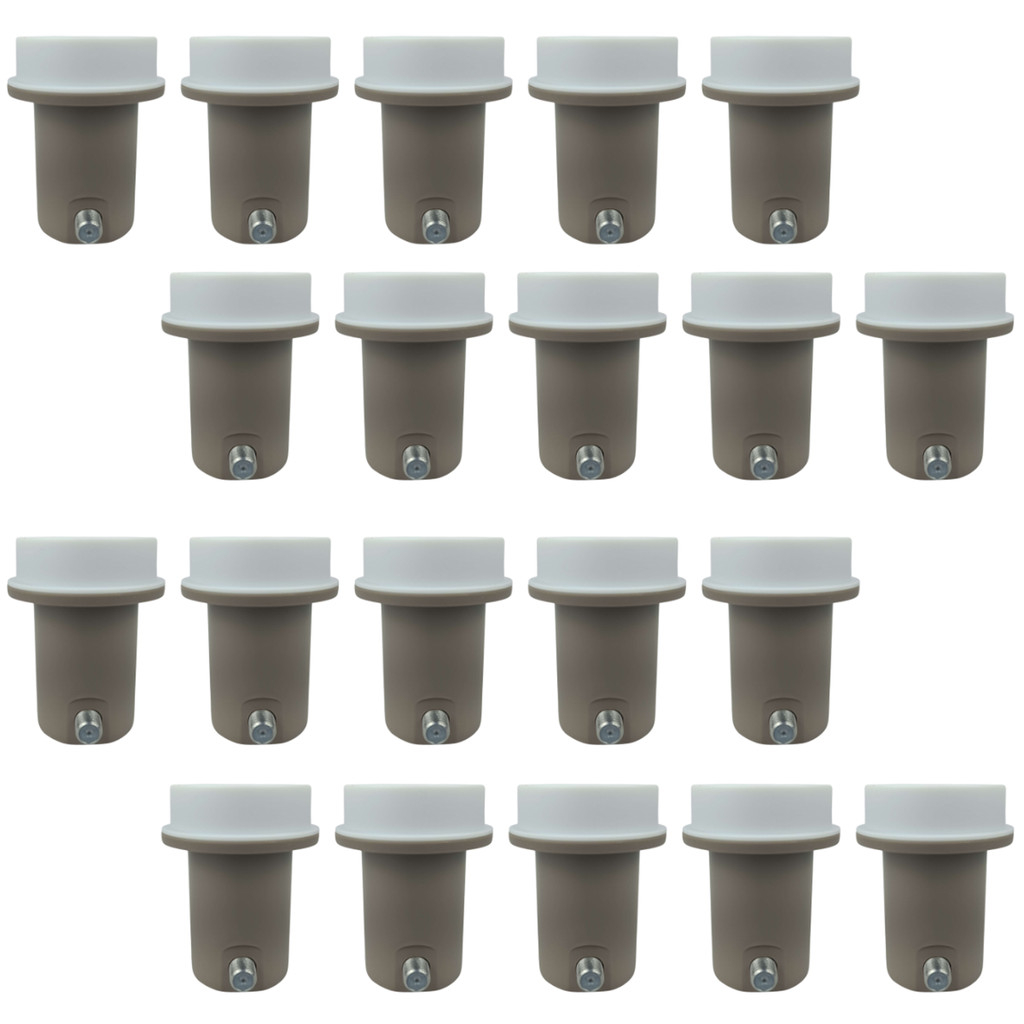 Kit Com 50 Lnb Simples Vivensis Satélite Banda ku 1 saída Universal Nacional Garantia