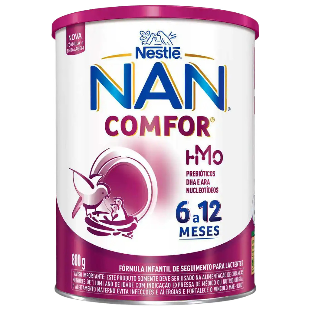 Nestlé NAN Comfort 2 – Fórmula Infantil de Seguimento – 800g