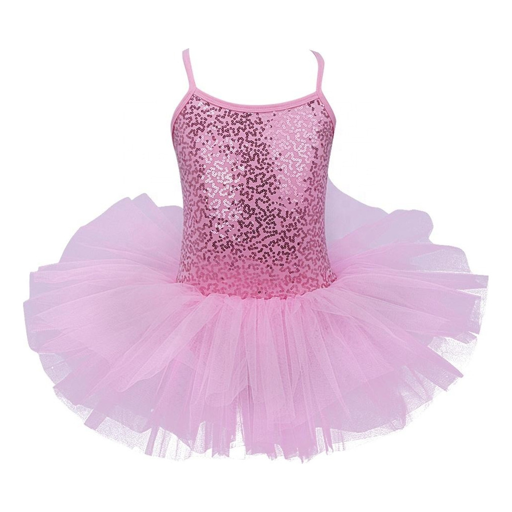 Vestido Fantasia De Balé Infantil Menina Tutu Rosa Azul