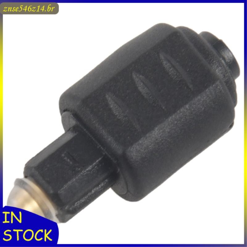 [Rbw] Mini Adaptador De Áudio Óptico Jack Fêmea De 3.5 Mm Para Plugue Macho Digital Toslink Amplificador