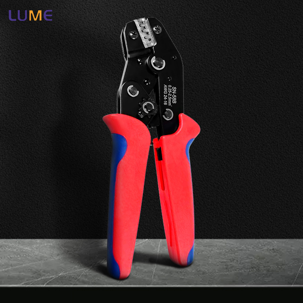 Alicate Prensa Crimpar Para Terminais de chicote elétrico com mola 0,25 Até 2,5mm² AWG 24-16 Isolamento Ferramentas em Oferta na Shopee