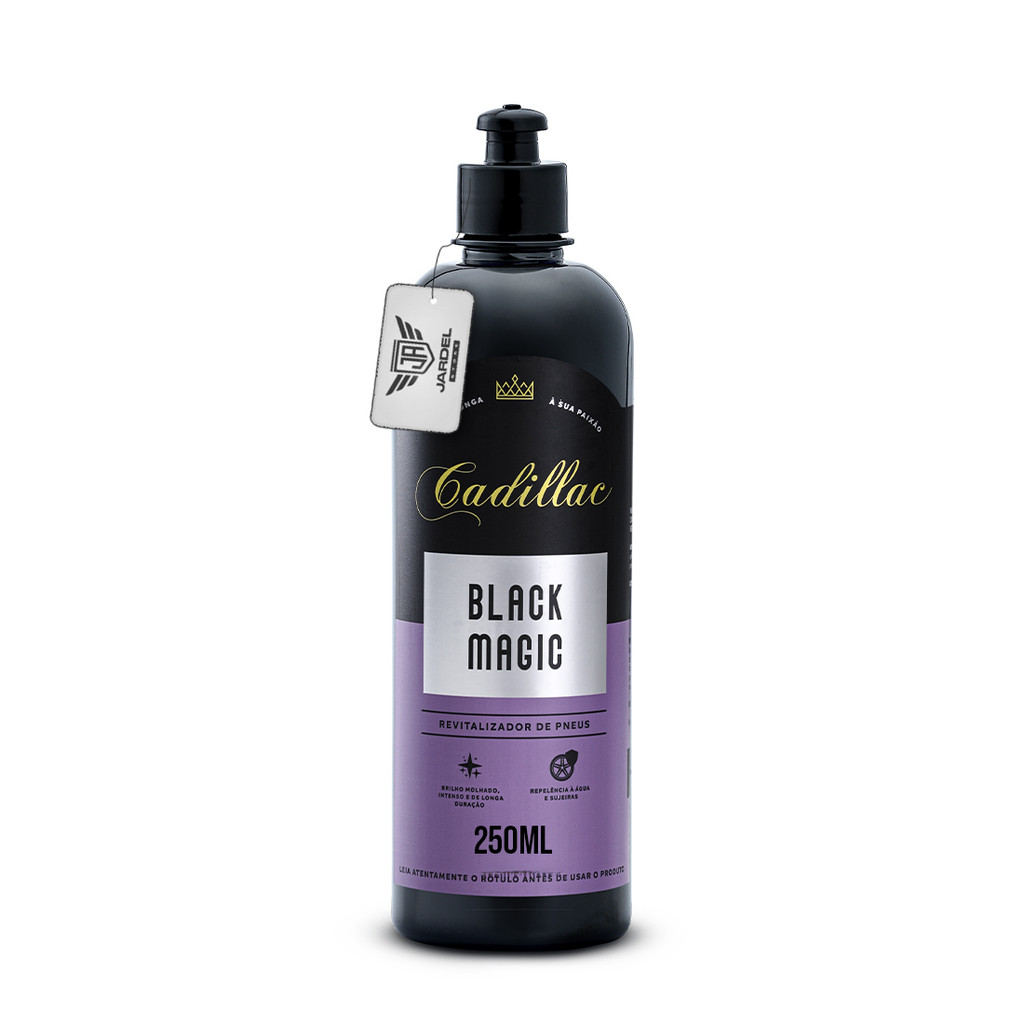Pretinho Black Magic 250ml Revitalizador de Pneus Cadillac em Oferta na Shopee