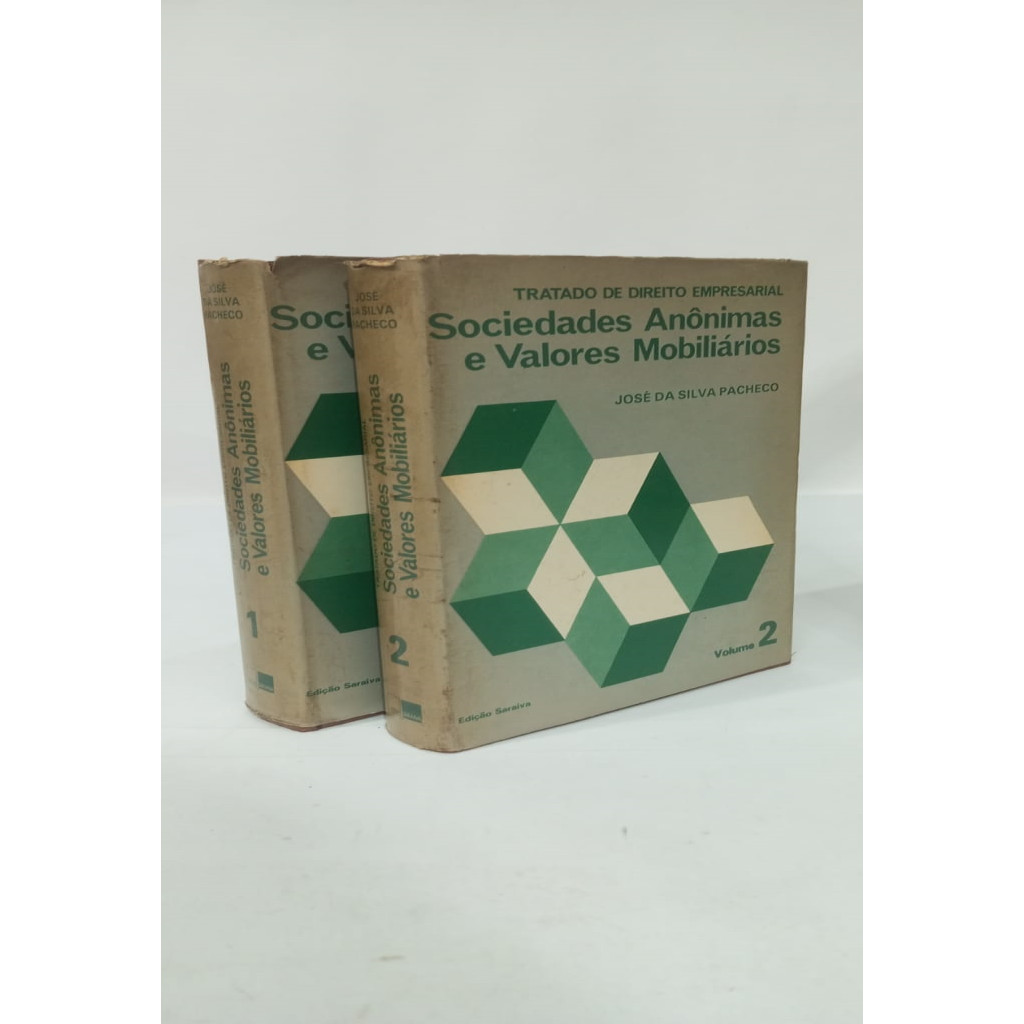 Tratado deDireito Empresarial - Sociedades Aninimas e Valores Mobiliários - 2 Volumes autor José da Silva Pacheco